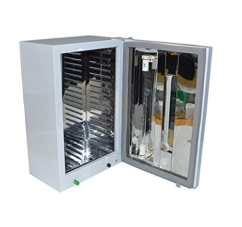 27L Automatic Temperature Control UV Sterilizer Cabinet with 10 Free Plates - Perfect for Baby Bottles, Kitchen Utensils & Medical Tools (Model XS-401)