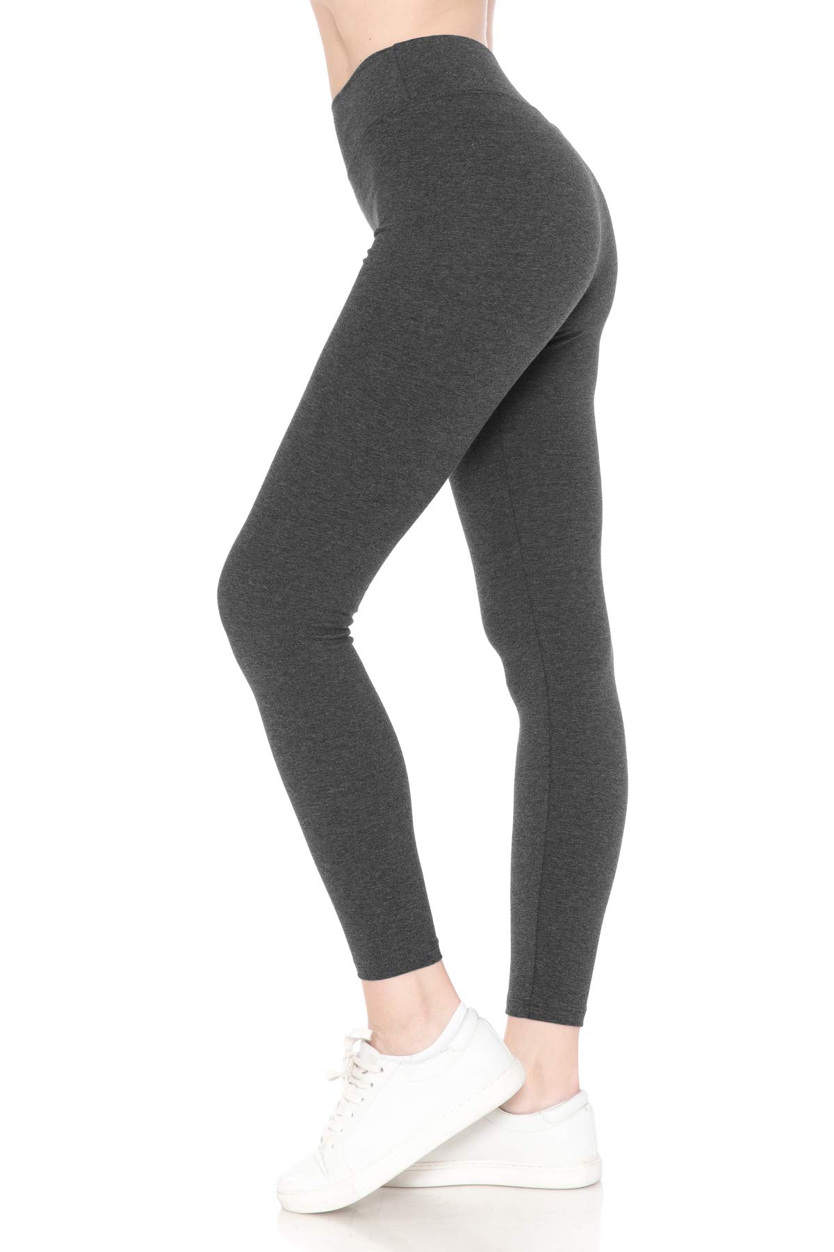 Premium Cotton Women's Leggings - Ultra Soft High Waisted Yoga Pants for Workout, Lounge & Everyday Wear | Leggings Depot