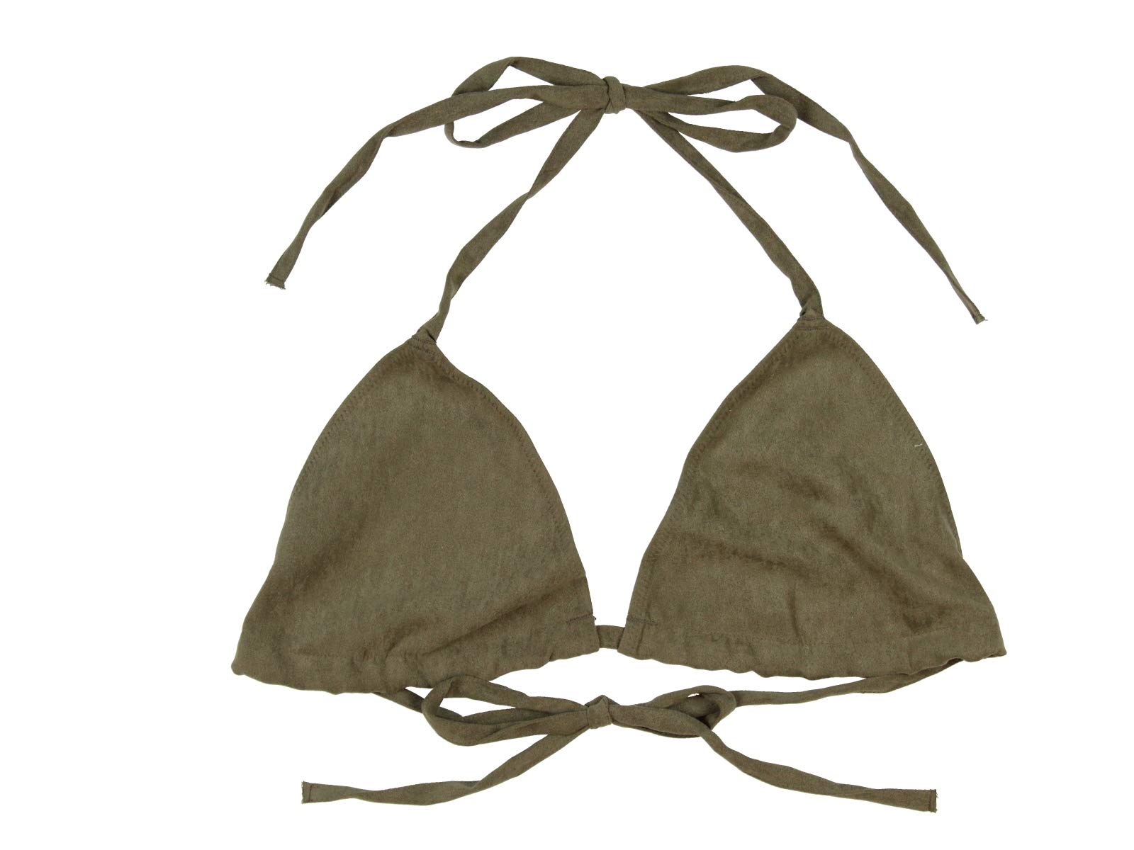 Intimo Women's Faux Suede Bras - Black, Large Size | Comfortable Wireless Bralette for Everyday Wear & Lounge
