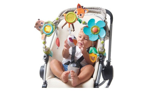 Tiny Love Into the Forest Musical Stroller Toy - Soothing Baby Toy with Nature Sounds & Lights for Strollers, Car Seats & Cribs - Perfect for Newborns & Infants