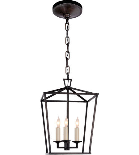 Visual Comfort Darlana Lantern 1 – Elegant Outdoor/Indoor Hanging Light Fixture for Patio, Porch & Entryway
