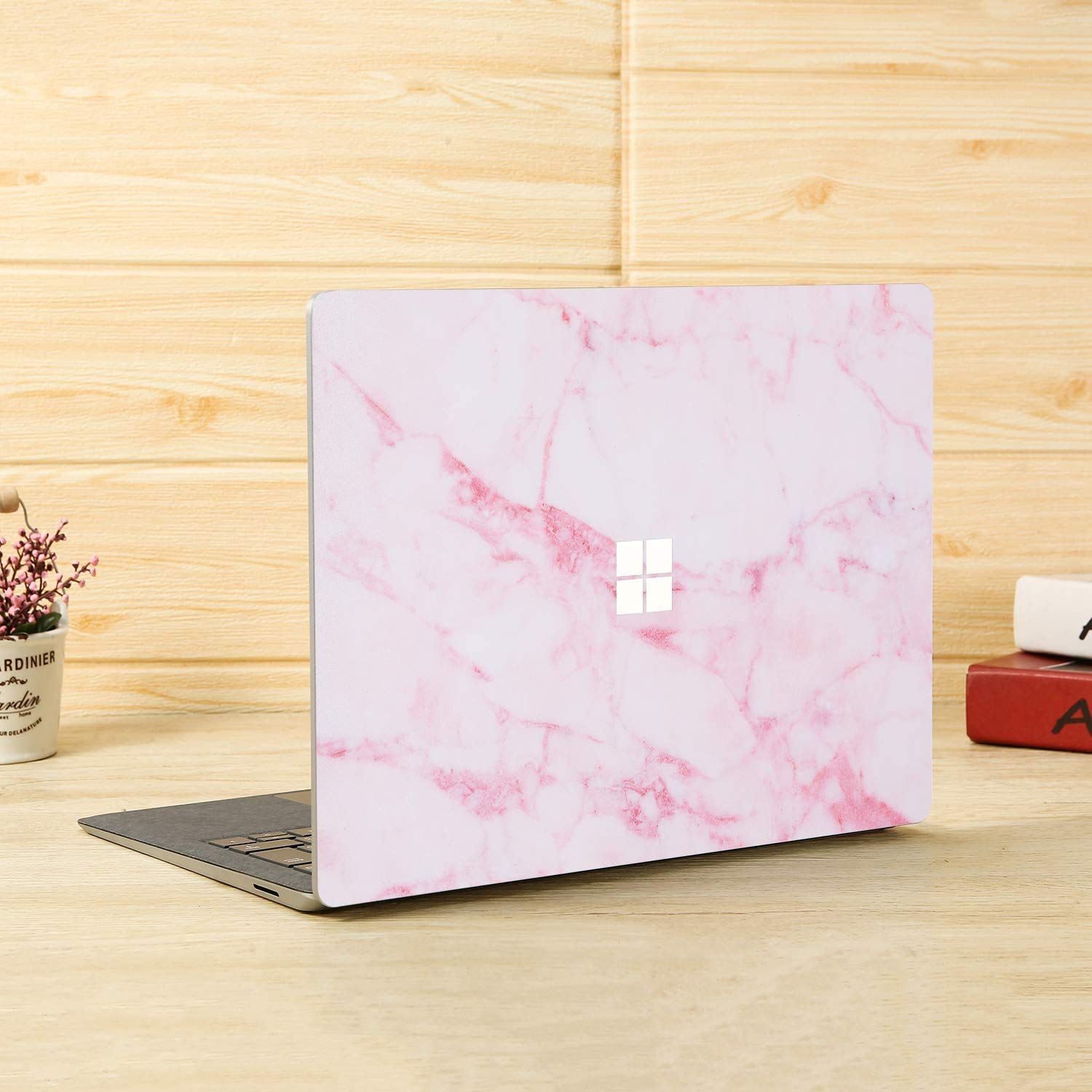 Pink Marble Vinyl Skin Cover Decal Sticker for Microsoft Surface Laptop Go 3/2/12.4