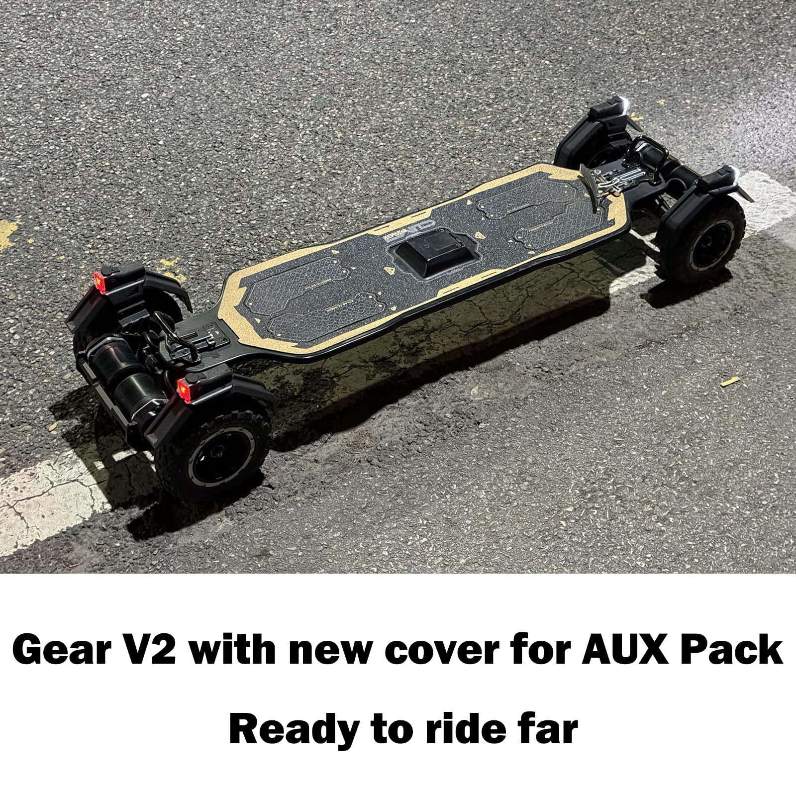 Exway Atlas & Atlas Pro All-Terrain Electric Skateboard - 35MPH Top Speed, 24 Mile Range Off-Road Mountain Board with Optional AUXPack Battery | Professional Adult Electric Longboard for Commuting, Trail Riding & Outdoor Adventures