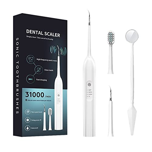 Rechargeable Electric Toothbrush with Whitening & Plaque Removal - 7X Cleaning Power, Long-Lasting Battery, Ultra Sonic Technology for Instant Teeth Whitening - Perfect for Travel, Home & Daily Oral Care