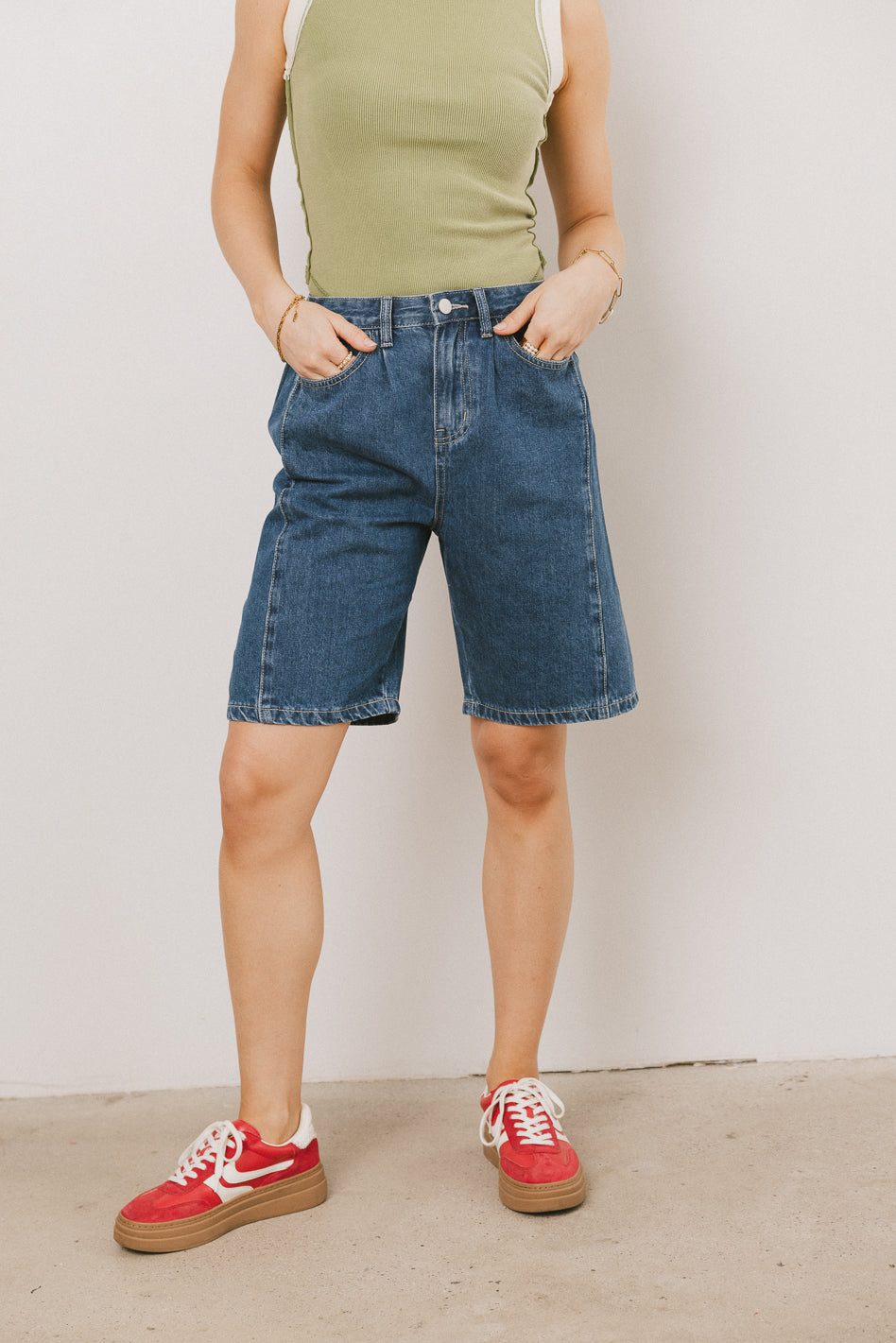 Kenny Denim Shorts for Men - High Waisted Stretch Comfortable Denim Shorts | Casual Summer Wear, Beach Outfits, Street Style Fashion