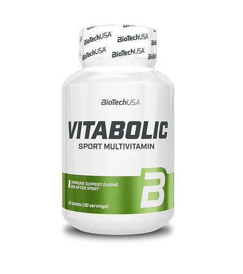 BioTechUSA Vitabolic - 30 Tablets for Muscle Recovery & Energy Boost | Pre & Post Workout Supplement for Athletes & Fitness Enthusiasts