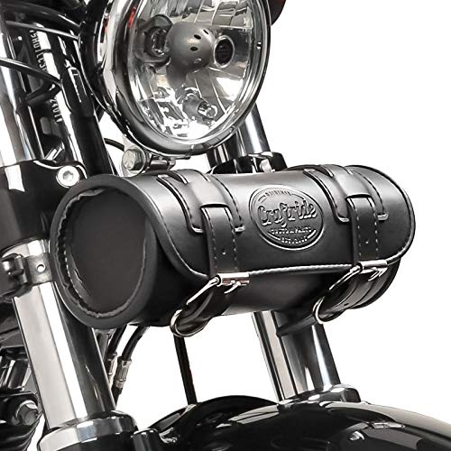 Elgin Black Tool Roll Bag Compatible with Kawasaki VN 2000 Motorcycle - Durable Storage for Bike Maintenance & Roadside Repairs