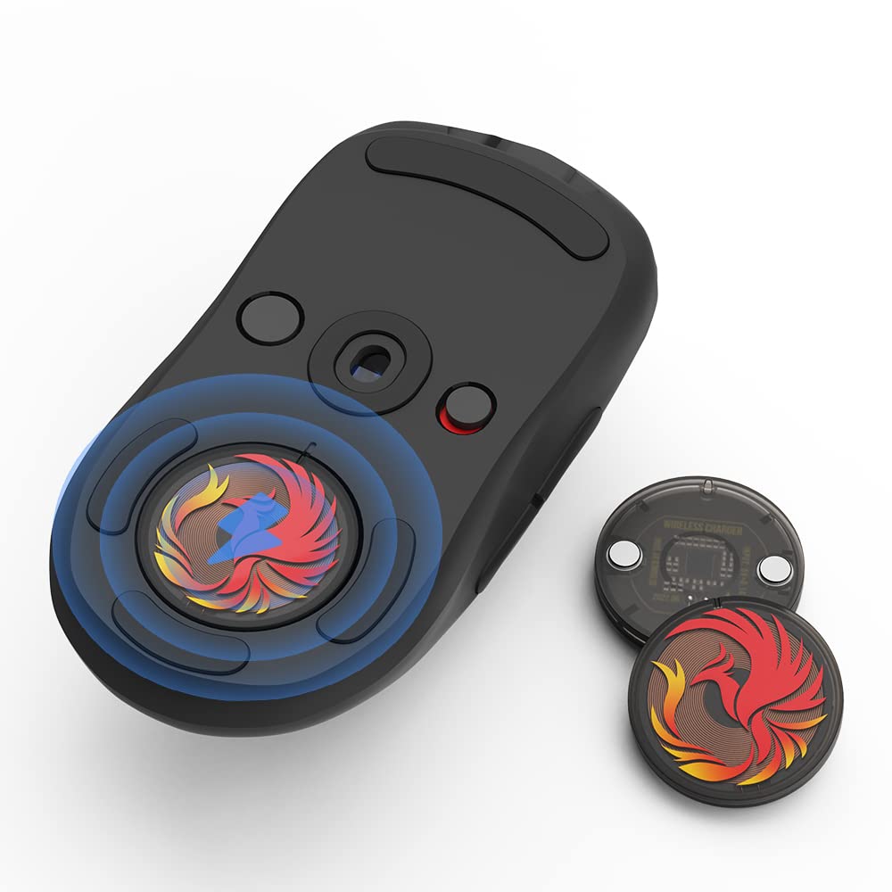 Logitech G502 G703 G903 GPW Wireless Mouse Qi Charging Coin Replacement - Qi Wireless Charger Compatible (Not for POWERPLAY Mouse Pad) - Perfect for Gaming & Office Use