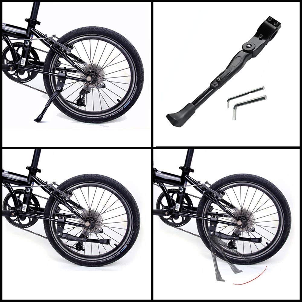 Adjustable Aluminum Alloy Bicycle Kickstand - Universal Fit for 22