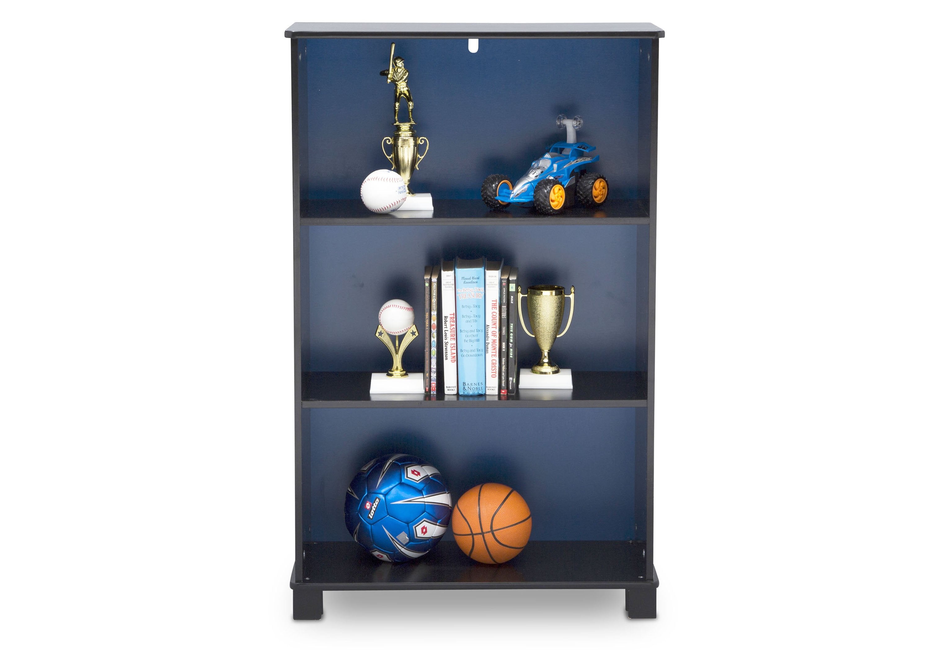 Batman Deluxe 3-Tier Bookcase - Wooden Bookshelf for Comics, Collectibles & Display - Perfect for Home Office, Living Room & Game Room Decor