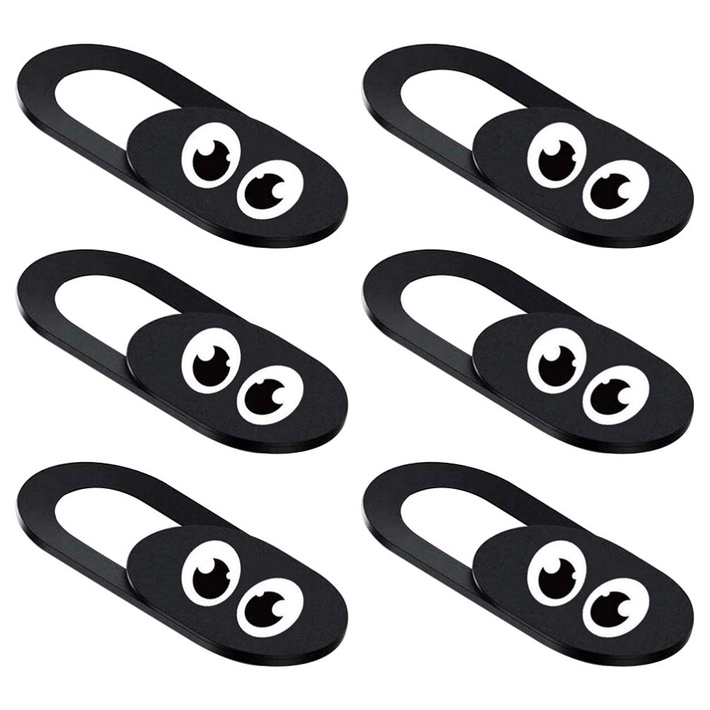 Beaupretty Ultra Thin Laptop Webcam Cover - Slide Blocker for Computer, Tablet, Phone, Desktop - 6pcs Privacy Protector for Video Calls, Online Meetings, and Secure Browsing