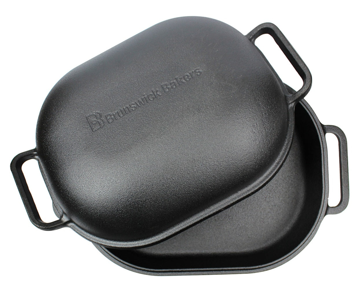 Classic Brunswick Pre-Seasoned Cast Iron Bread Baking Pan - 39x26cm - Perfect for Homemade Artisan Bread, Sourdough & Dutch Oven Baking