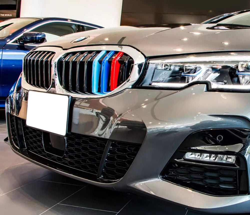 BMW G20 3 Series M Color Grille Insert Trims (2019-2022) - 8 Beam Kidney Grill Upgrade for Enhanced Style & Performance | Perfect for Car Enthusiasts & Custom Builds