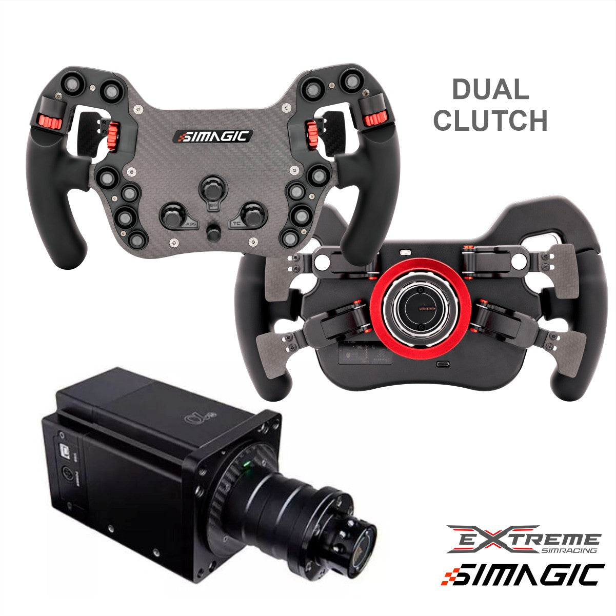 Simagic Alpha Direct Drive Wheel Base - 15Nm Torque for Realistic Racing Simulation | Compatible with PC & PS5 | Perfect for Sim Racing Enthusiasts & Professional Gamers