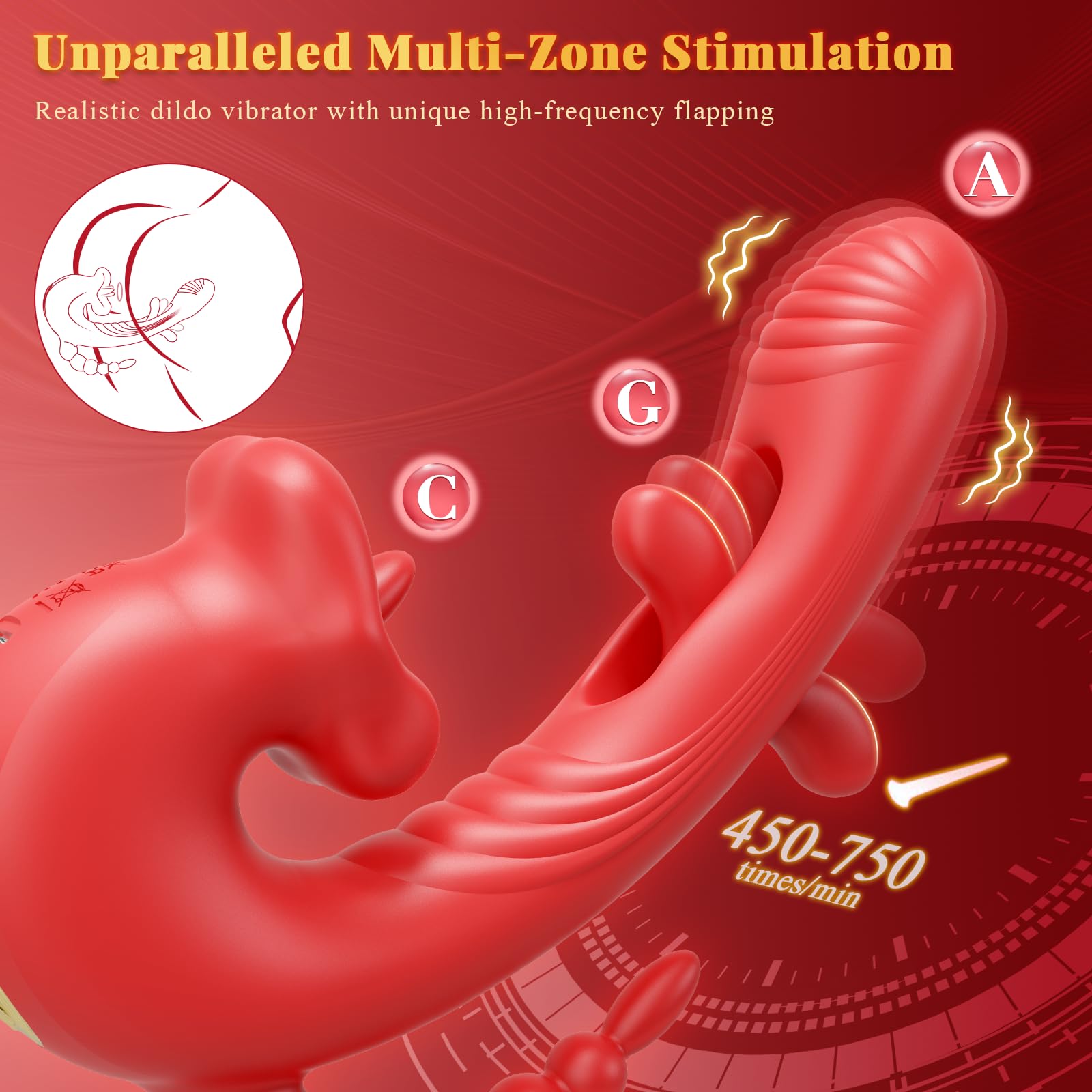 Rose Vibrator for Women - 9 Speed Thrusting Dildo with Clitoral Stimulator, Adult Sex Toy for Solo & Couples Play - Perfect for Bedroom Fun, Romantic Nights & Self-Care Moments