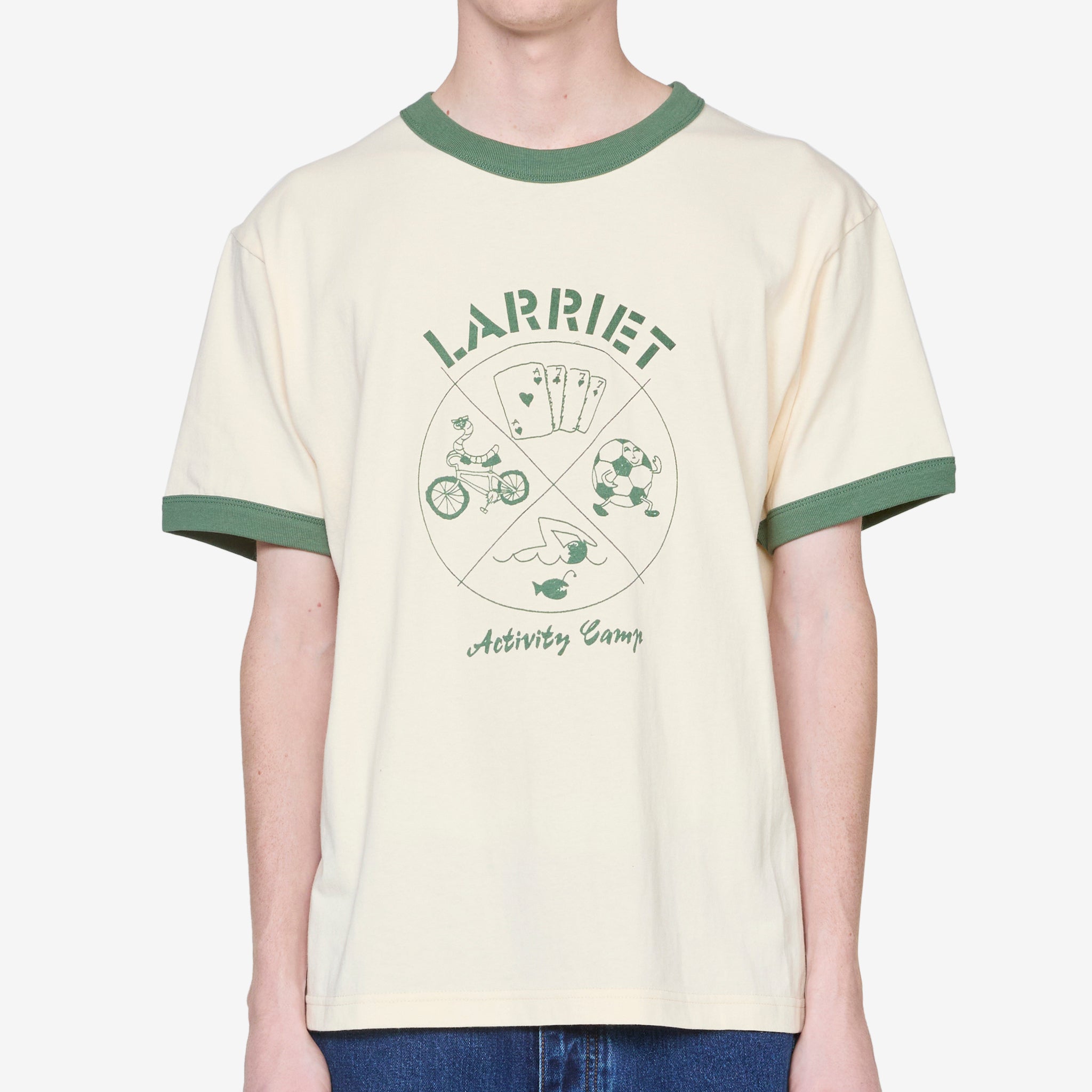 Camp Larriet T-Shirt - Natural Cotton Tee for Men & Women | Casual Wear, Outdoor Activities & Everyday Comfort