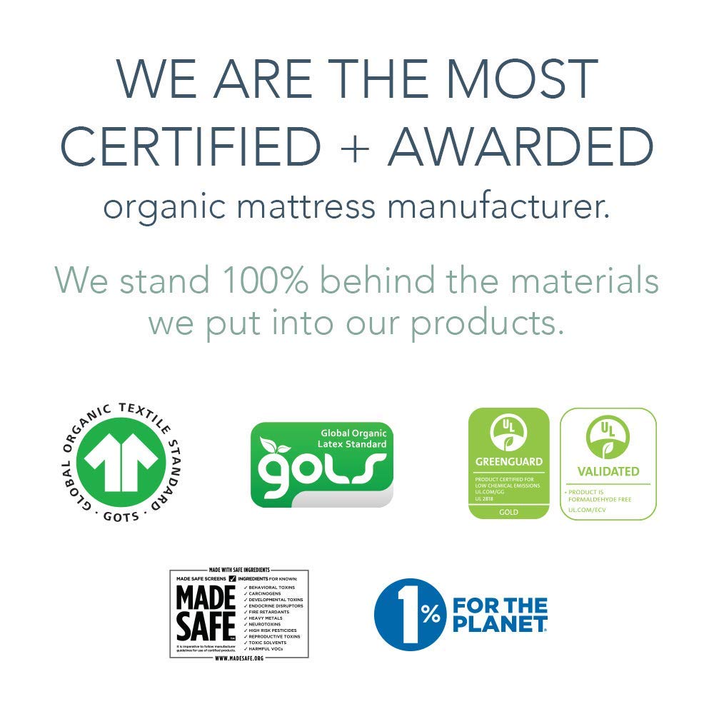 Organic Baby Crib Mattress - Lightweight Waterproof Non-Toxic Infant & Toddler Bed Mattress 52