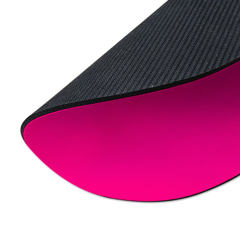 FINCIBO Non-Slip Round Mouse Pad - Hot Pink Gaming Mousepad for PC, Laptop & Office Desk | Smooth Tracking for Work & Gaming | Perfect for Home, Office & Computer Setup