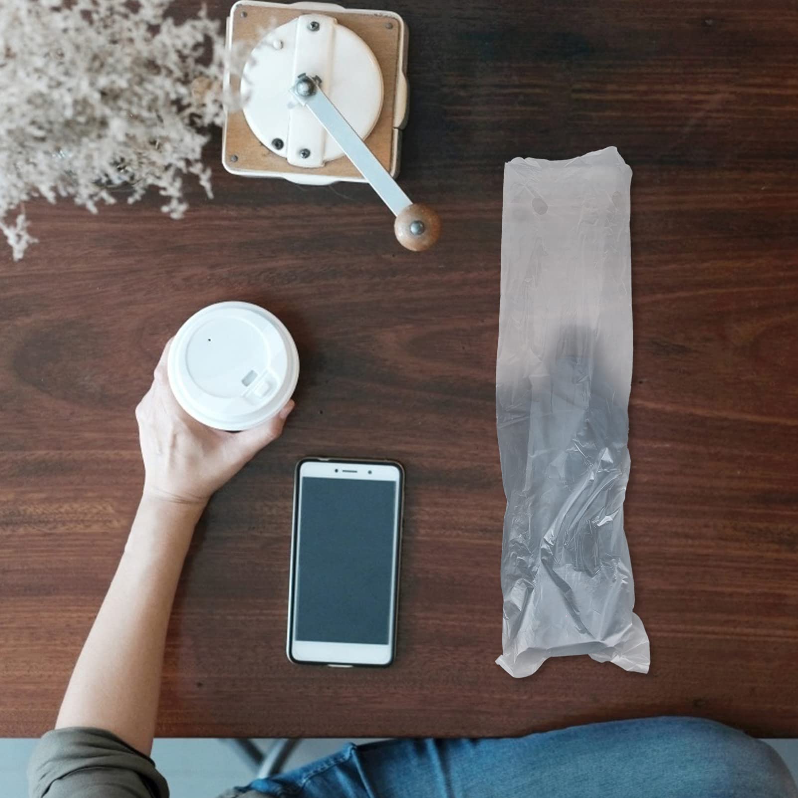 Cabilock 100 Pack Disposable Umbrella Bags - Waterproof Rain Umbrella Covers for Wet Umbrellas | Small Business Bulk Umbrella Sleeves for Hotels, Restaurants & Retail Stores | Leak-Proof Storage Solution for Entryways, Coatrooms & Shopping Centers