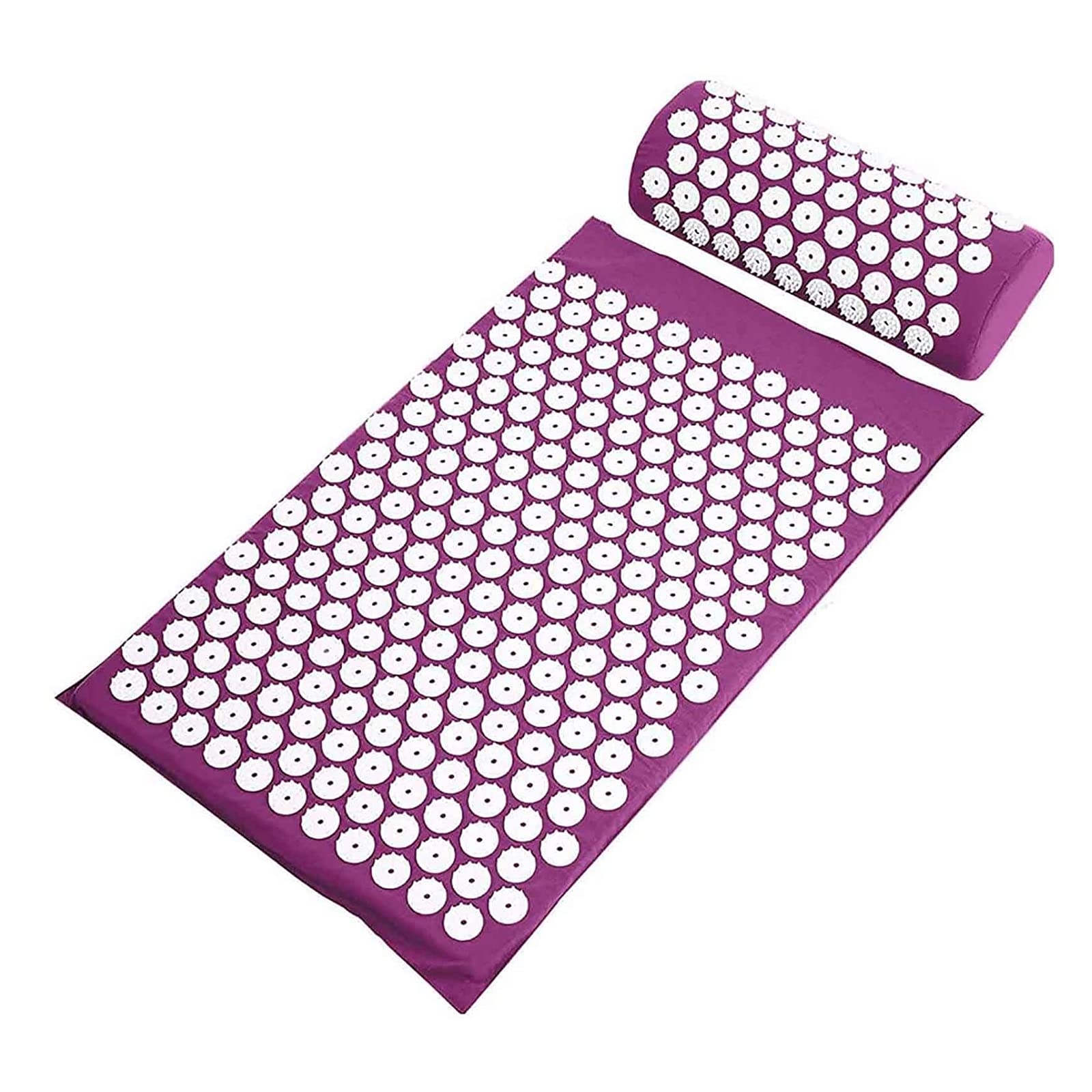 Lotus Acupuncture Mat Set - Acupressure Massage Mat for Feet, Back & Leg Pain Relief | Yoga & Relaxation Spike Mat for Sleeping, Standing & Floor Use | Perfect for Home, Office & Meditation Spaces