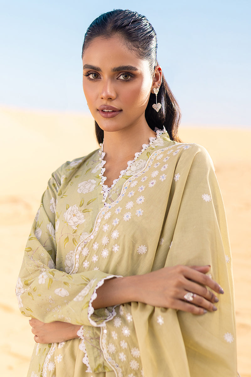 IVY VERDELL 3-Piece Printed Lawn Suit for Women - Floral Embroidery Pakistani Formal Dress - Perfect for Weddings, Parties & Special Occasions