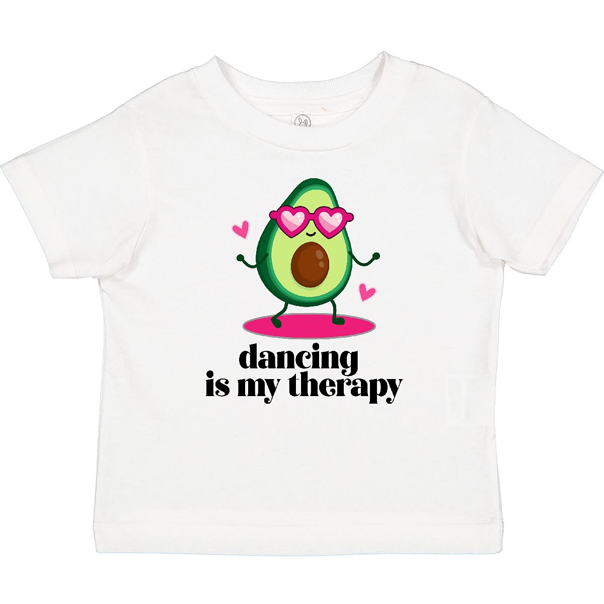 Inktastic 'Dancing is My Therapy' Funny Dance Gifts Toddler T-Shirt - Cute Dance Class Outfit for Kids, Toddler Dance Costume, Perfect Gift for Young Dancers