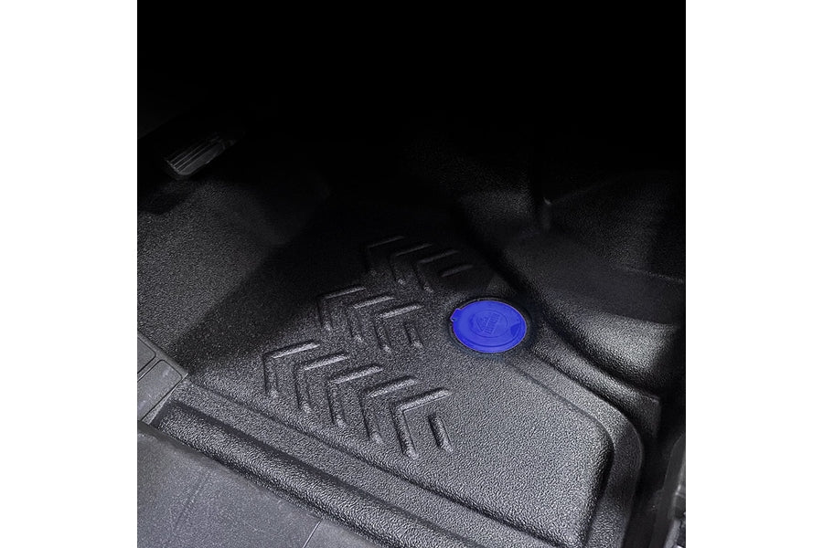 Ford Bronco ArmorLite Drain Plug Set - 4pc Blue Heavy Duty Off-Road Accessories for Water Drainage & Mud Protection - Perfect for Off-Roading, Jeep Trail Adventures & 4x4 Truck Modifications