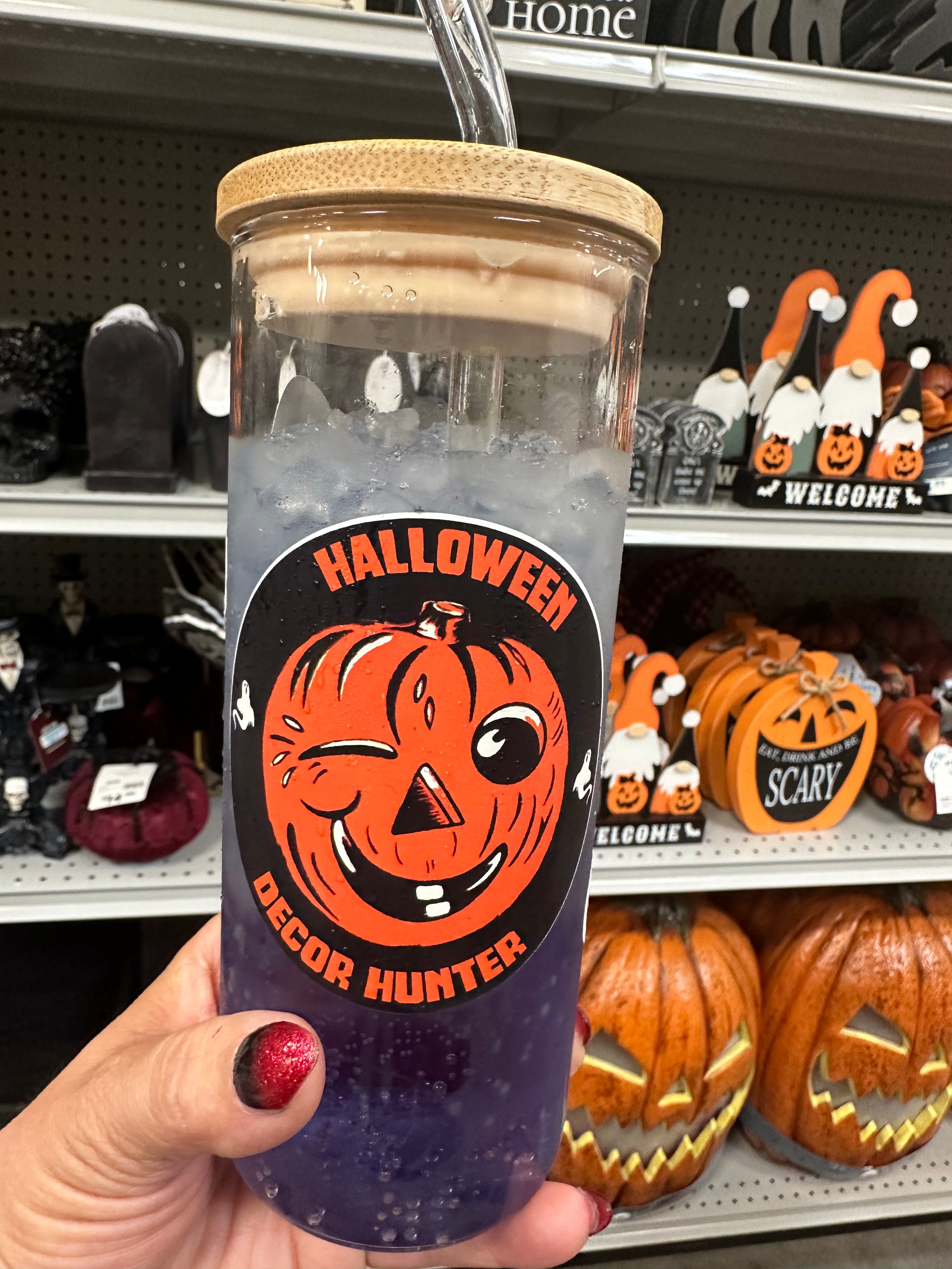 Halloween Decor Hunter Sticker - Spooky Scary Decals for Windows, Walls & Pumpkins - Perfect for Halloween Party Decorations & DIY Crafts