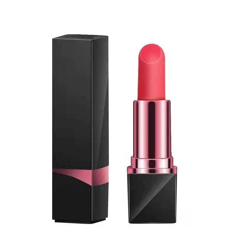 Discreet Lipstick Vibrator - Rechargeable 10-Speed Clitoral Stimulator, Ultra Quiet & Waterproof Mini Massager for Women - Black | Perfect for Travel, Discreet Pleasure & Solo Play