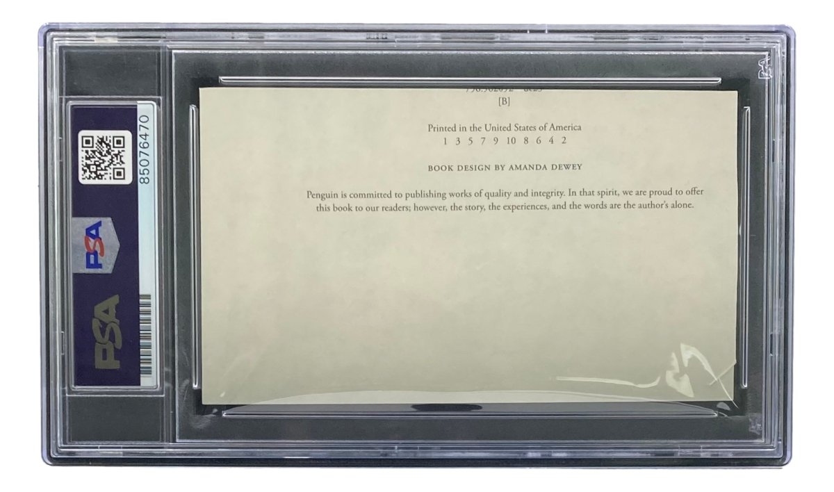 Bobby Orr Boston Bruins Autographed Slabbed Book Cut Signature PSA/DNA Certified - Perfect for Hockey Memorabilia Collectors & Sports Fans Display