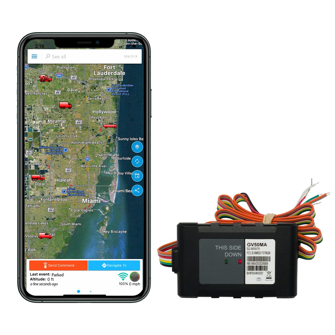Optimus GV50MA GPS Tracker for Vehicles - Car & Truck Tracking Device