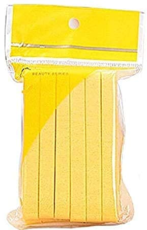 ELRINZA Disposable Compressed Facial Sponge Sticks - 12 Pack Soft Cleansing Puff Pads for Travel & Daily Makeup Removal | Portable & Gentle Skin Care