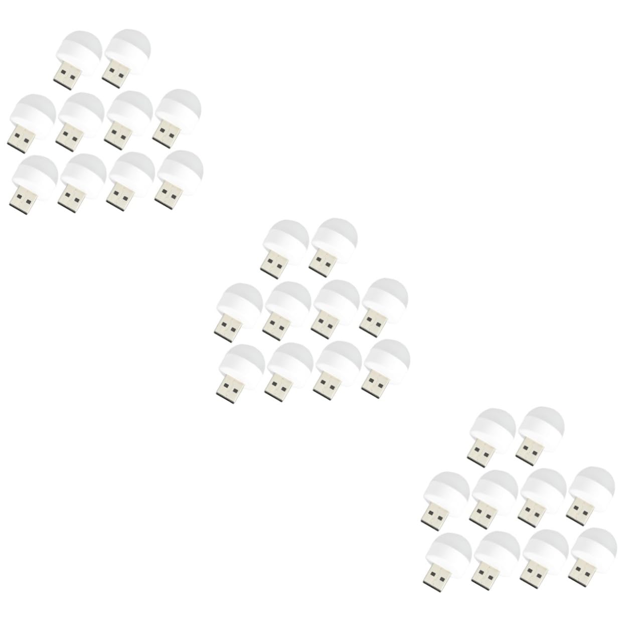 Homoyoyo Mini Washing Machine | 30-Pack LED Night Light Bulbs | Plug-in Nightlights for Bedroom, Nursery, Kids Room | Portable Travel & Car Lights for Camping, Road Trips