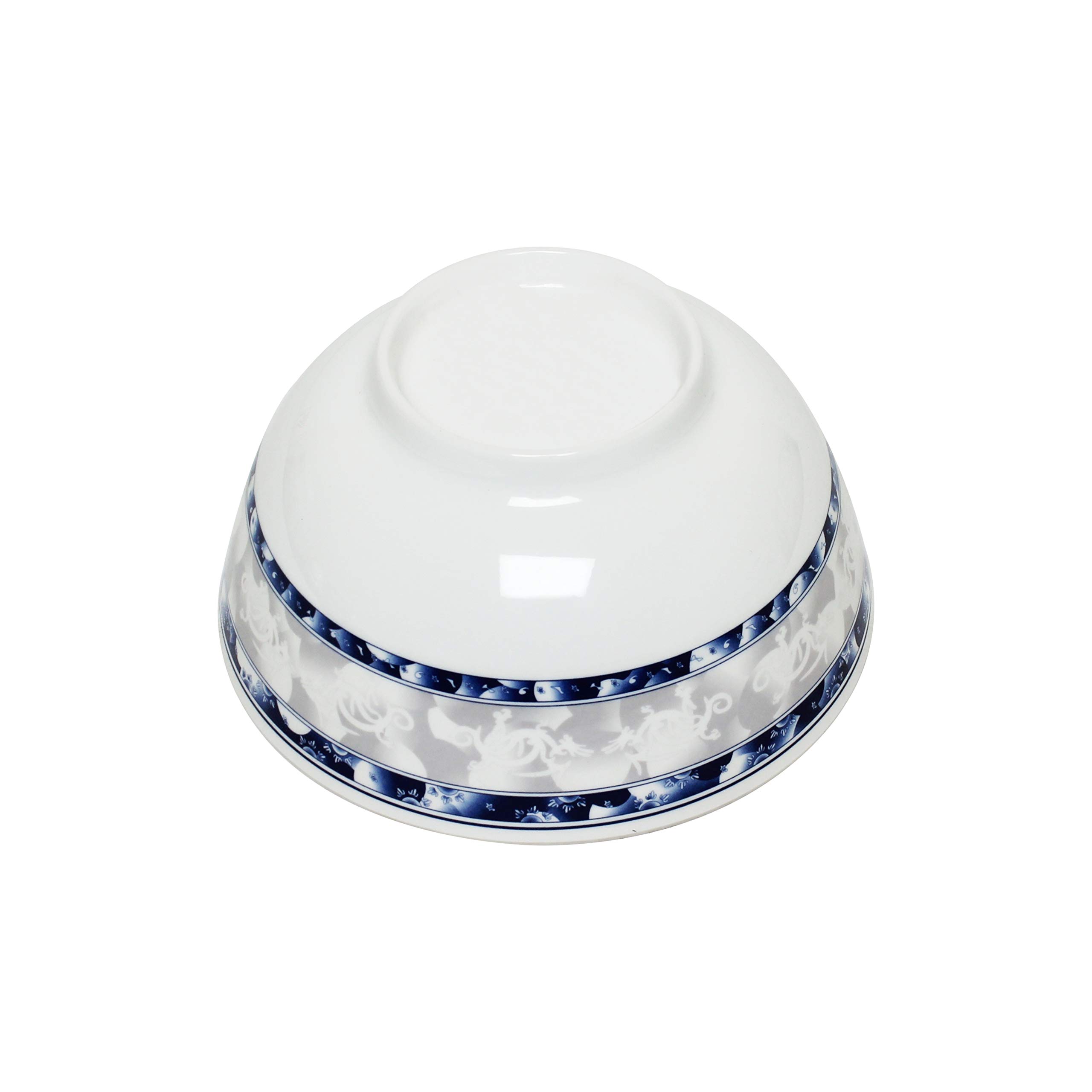 Premium Blue Dragon Melamine Dinnerware Set - 56 oz, 8