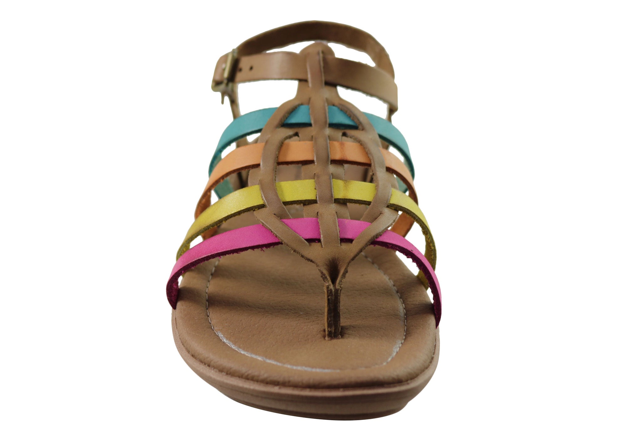 New Women's Comfortable Leather Sandals - Handmade in Brazil - Perfect for Summer, Beach, and Casual Outings