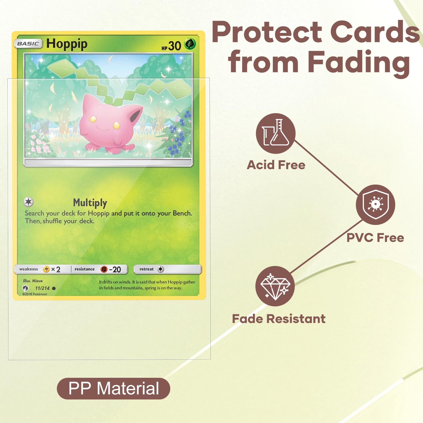 1200 Count Clear Soft Trading Card Sleeves - Perfect Fit for MTG, Pokemon, Baseball & Football Cards - Premium Protection for Collectible TCG Game Cards - Ideal for Card Storage, Tournaments & Gaming Sessions