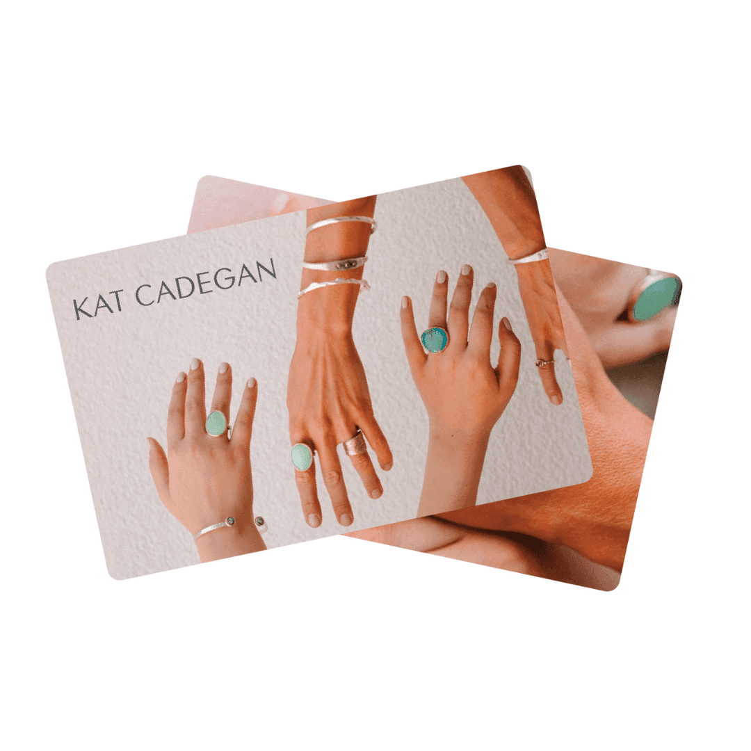 Kat Cadegan Jewelry Gift Cards - Perfect for Birthdays, Anniversaries & Special Occasions | Handmade Sterling Silver & Gold Jewelry Gifts