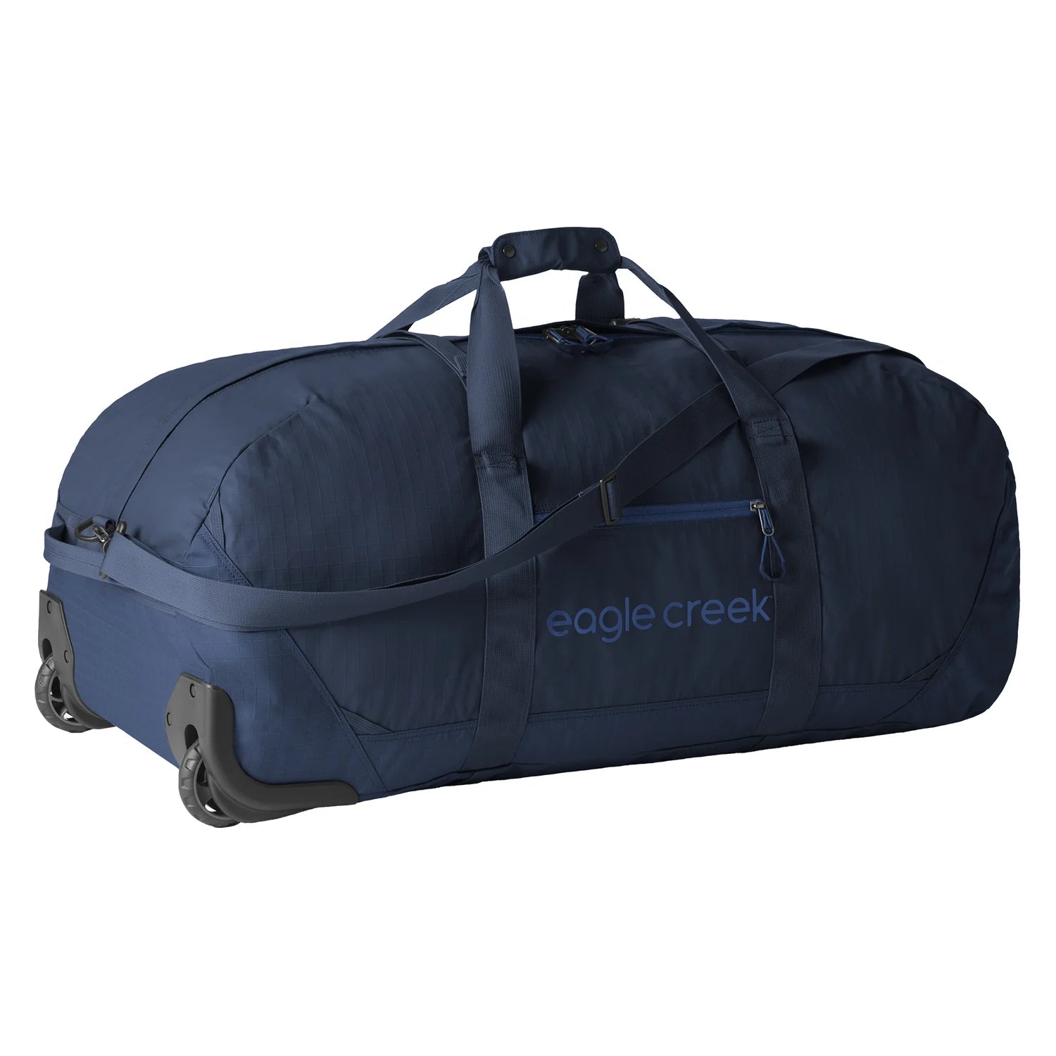 Eagle Creek No Matter What Rolling Duffel 110L - Large Durable Travel Duffel Bag with Wheels, Water-Resistant Atlantic Blue - Perfect for Air Travel, Camping & Adventure Trips