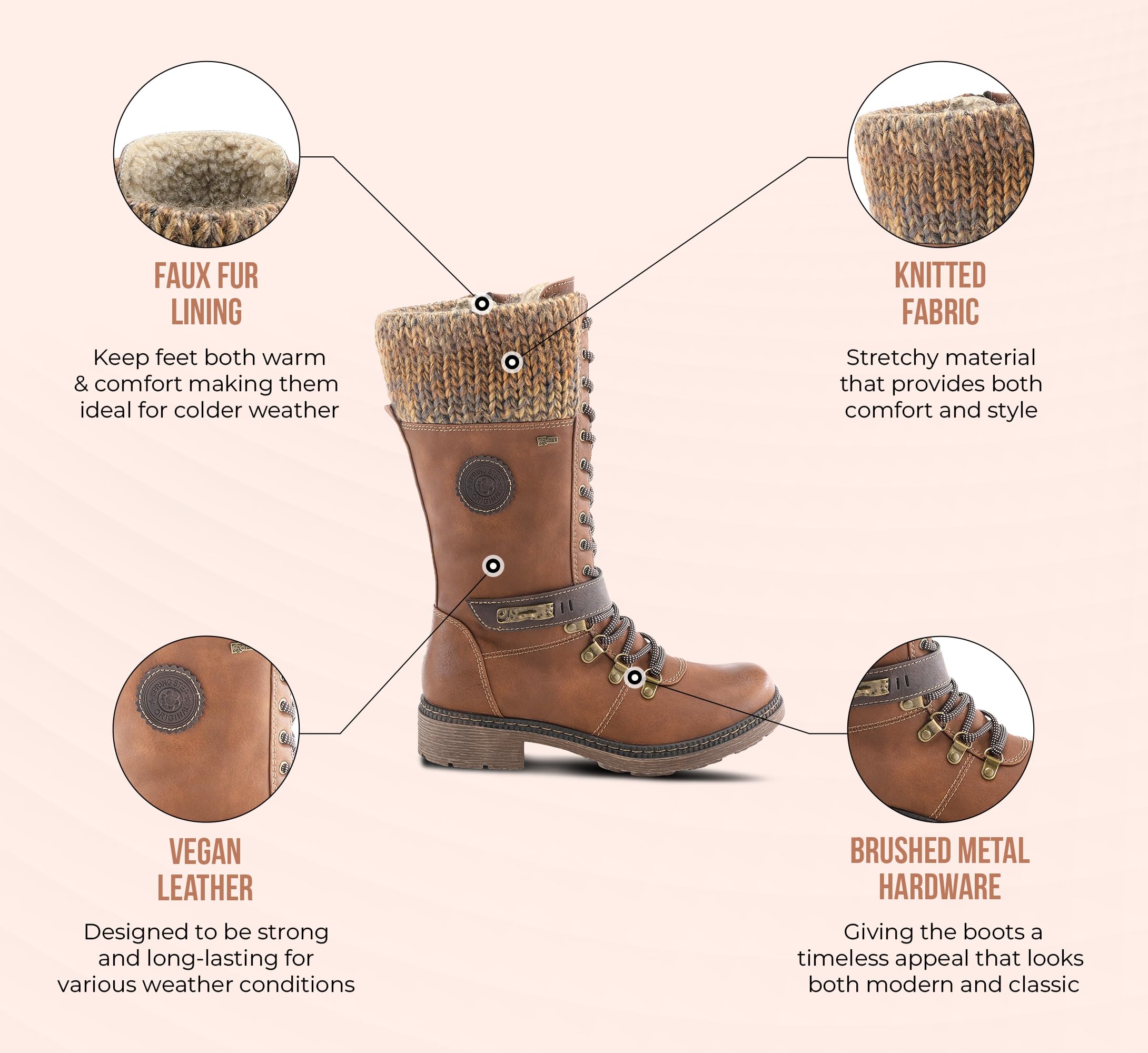 Spring Step Women's Ababi Boot - Comfortable Ankle Booties for Casual Wear, Work & Outdoor Walking | Water-Resistant & Slip-Resistant