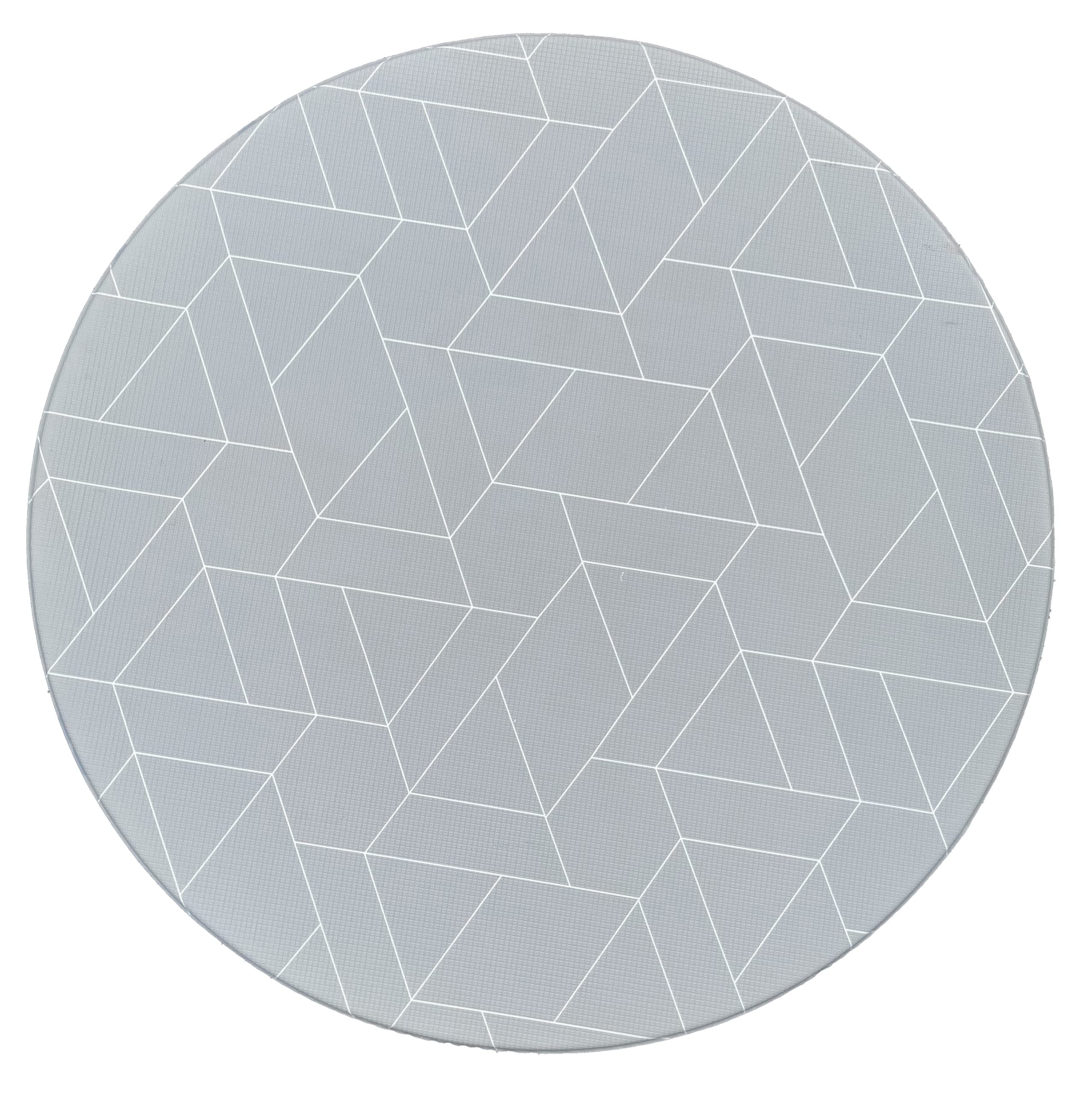 Ofie Round Baby Play Mat - Soft Non-Slip Floor Mat for Infants & Toddlers (Eze + Zen Line) - Perfect for Nursery, Playtime & Tummy Time Activities