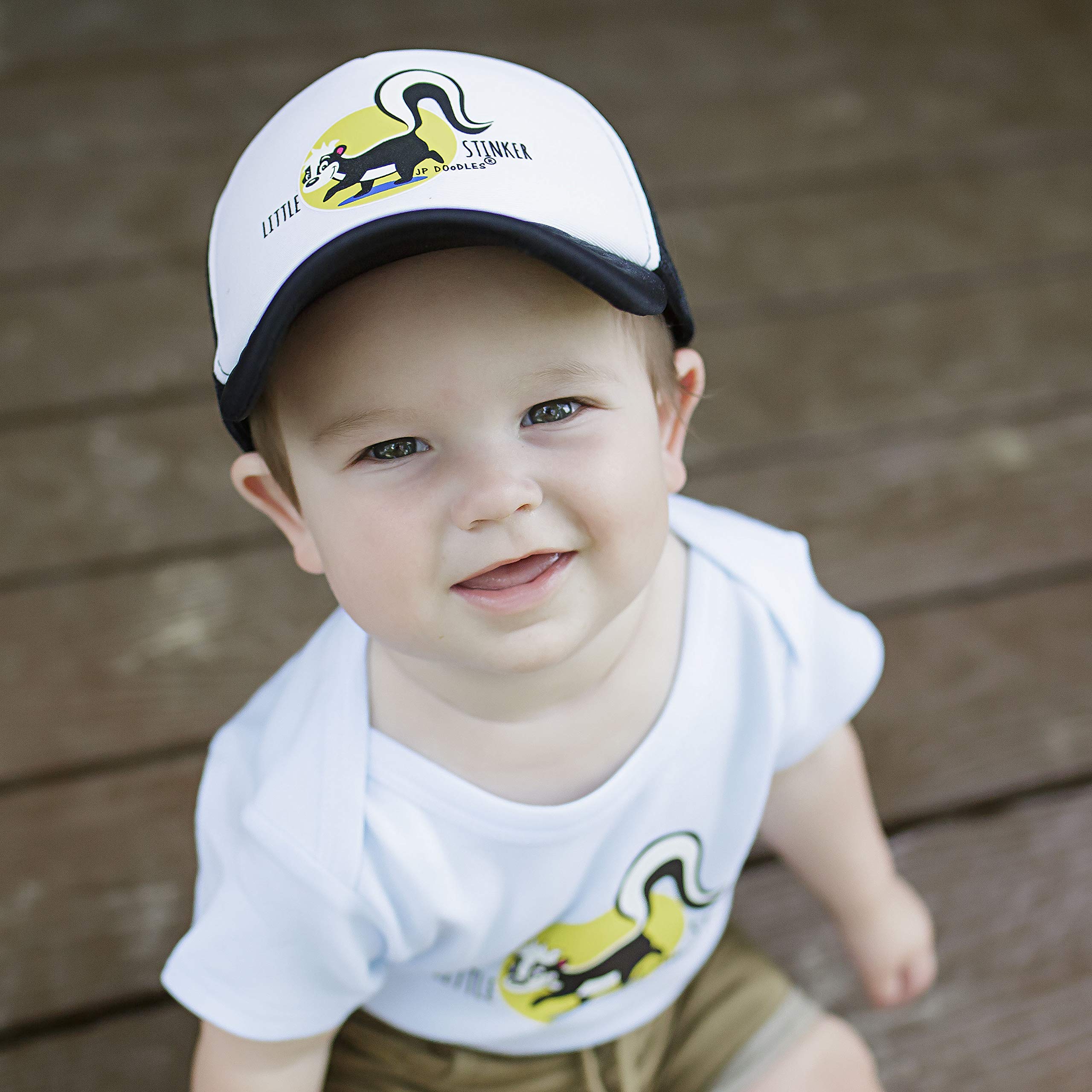 **Toddler Baseball Cap for Boys & Girls - Adjustable Baby Snapback Hat - Breathable Infant Summer Hat for Outdoor Play, Beach, and Sports**