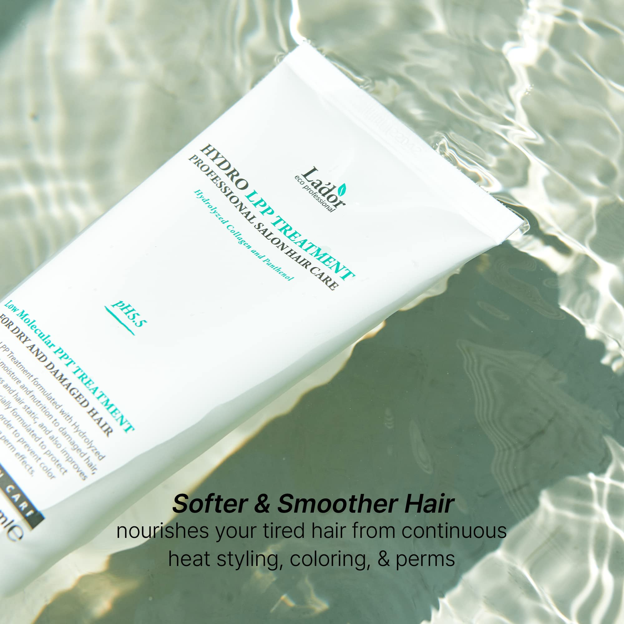 LADOR Hydro LPP Hair Treatment 530ml - Korean Hair Care for Dry & Damaged Hair - Salon Quality Hydration at Home