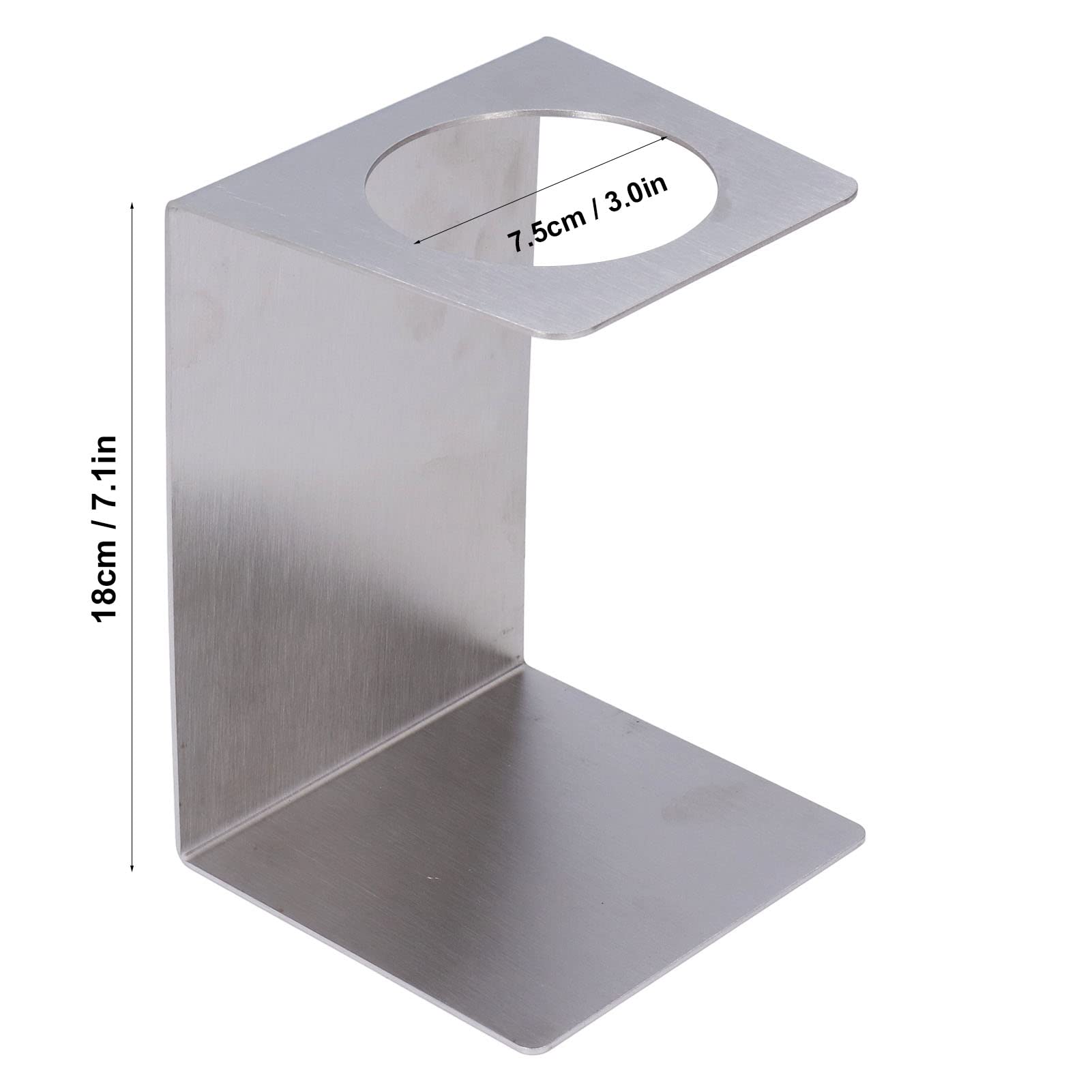Premium Stainless Steel Pour Over Coffee Stand | Drip Coffee Maker Holder for Coffee Connoisseurs & Enthusiasts | Perfect for Home Brewing, Office Use & Specialty Coffee Shops (Brushed Stainless Steel)