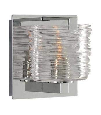 South Bay 1-Light Bathroom Vanity Light Fixture in Chrome Finish - Perfect for Modern Bathrooms, Powder Rooms & Spa-Style Decor
