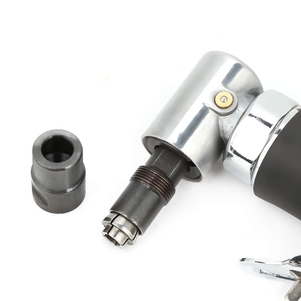 AG-315 1/4BSP 90 Degree Pneumatic Angle Die Grinder - Air Powered Polishing & Grinding Tool for Metalworking, Wood Carving & Automotive Repair
