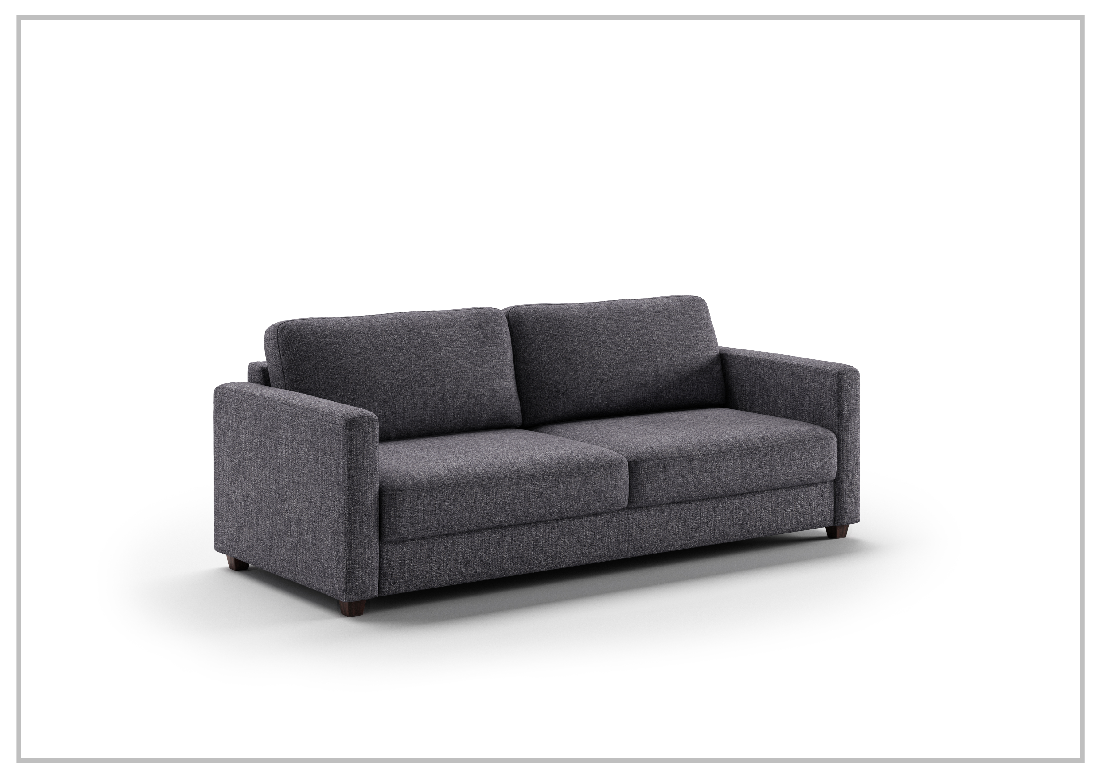 Luonto Emery Full XL Fabric Sleeper Sofa with Easy Deluxe Function - Convertible Sofa Bed for Small Spaces, Guest Room & Apartment Living - Comfortable Modern Furniture for Home & Office Use