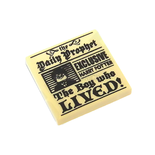 LEGO Harry Potter Minifigure Accessory - The Daily Prophet Newspaper [3068bpb1156] | Authentic Wizarding World Collectible for Display & Role Play