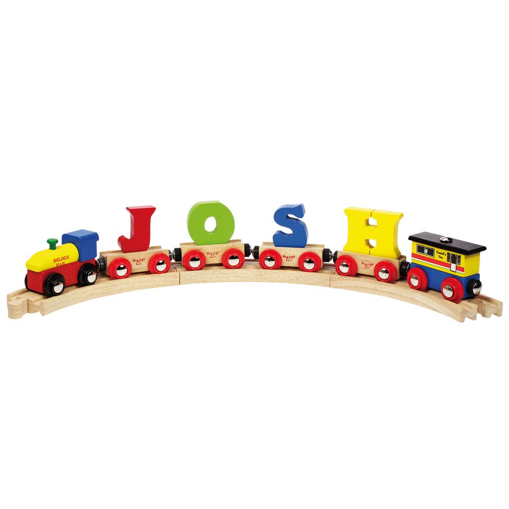 Bigjigs Toys Wooden Train Set - Q Carriage for Kids | Perfect for Imaginative Play & Train Track Layouts