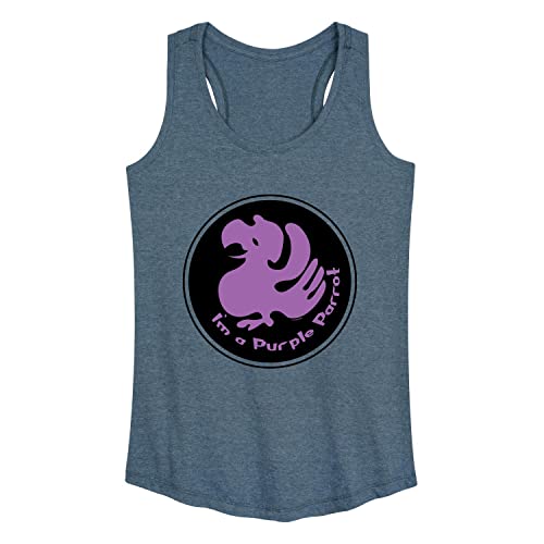 Im a Purple Parrot - Heather Blue