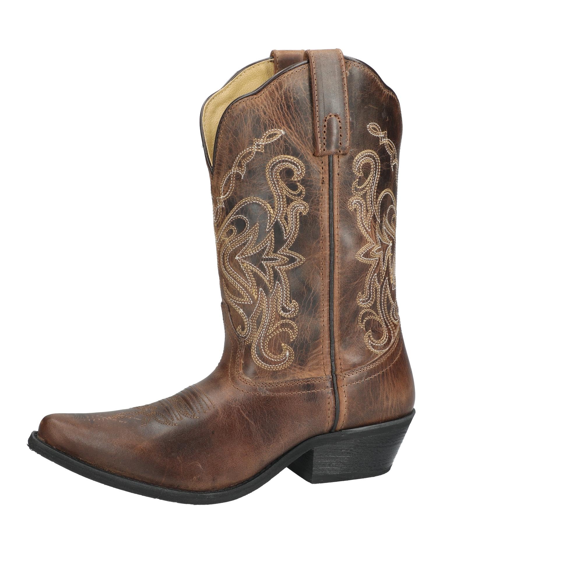 Smoky Mountain Women's Madison Boots - Waterproof Leather Ankle Boots for Hiking, Outdoor & Casual Wear | Perfect for Fall, Winter & Everyday Use